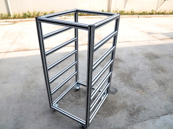 泰州鋁合金框架廠家，材質用的是6063-T5