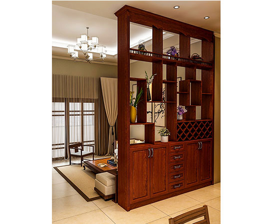 全鋁博古架-02（風格：中式；顏色：金像）